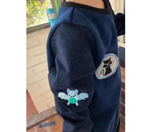 Stickserie - Spooky Friends incl. passenden Buttons, Stifteaufsätze & Anhänger